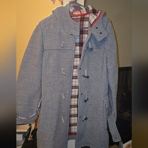 Old Navy Men's Gray Toggle Pea Coat